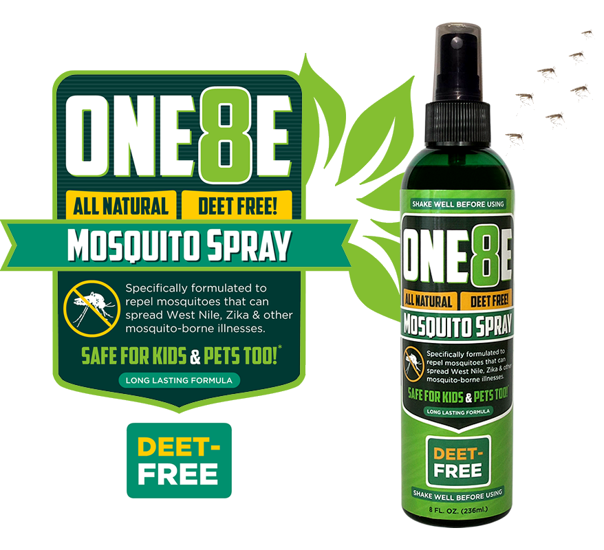 ONE8E Natural, DEET-FREE Mosquito Spray